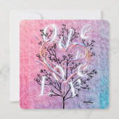 Ode to Love Wenskaart van Poet Adiela Akoo Feestdagenkaart (Voorkant)