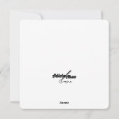 Ode to Love Wenskaart van Poet Adiela Akoo Feestdagenkaart (Achterkant)