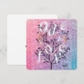 Ode to Love Wenskaart van Poet Adiela Akoo Feestdagenkaart (Voorkant / Achterkant)