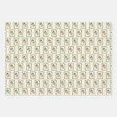 Ode to The Nutcracker Ballet Blue Inpakpapier Vel (Voorkant 2)