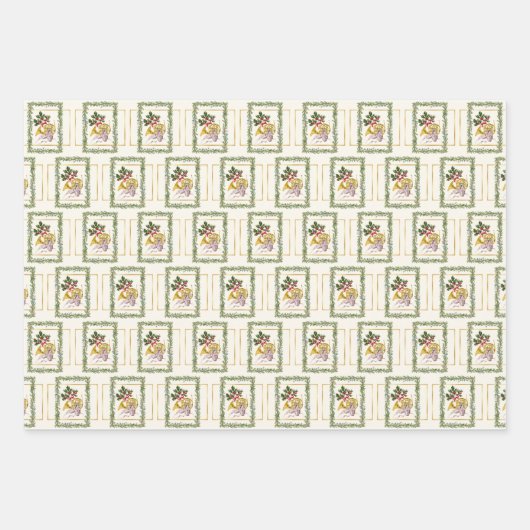 Ode to The Nutcracker Ballet Blue Inpakpapier Vel (Voorkant 2)