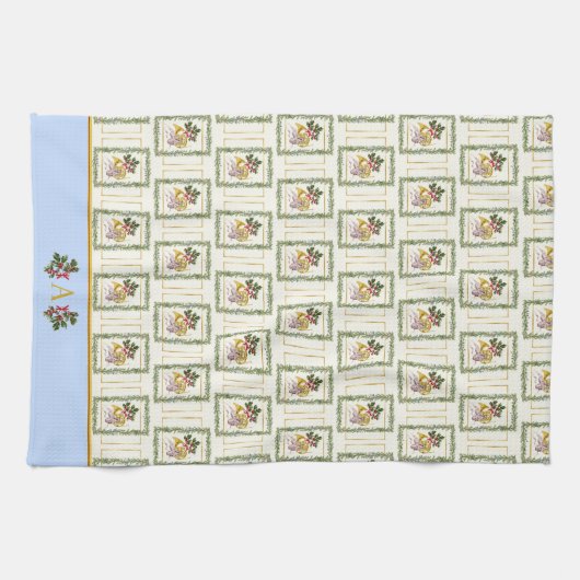 Ode to The Nutcracker Ballet Garland Blue Accent Theedoek (Horizontaal)