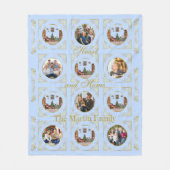 Ode to The Nutcracker Blue 6 Photo Fleece Blanket (Voorkant)