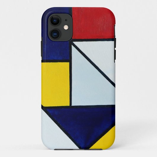 Ode tot the Stijl Piet Mondriaan Case-Mate iPhone Case (Achterkant)