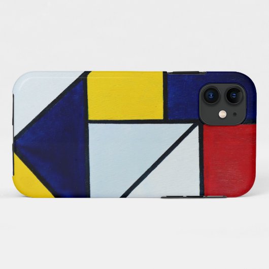 Ode tot the Stijl Piet Mondriaan Case-Mate iPhone Case (Achterkant (horizontaal))