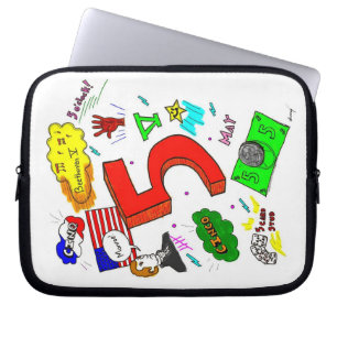 Ode tot vijf laptophoes laptop sleeve