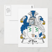 O'Dea of Day Family Crest Briefkaart (Voorkant / Achterkant)