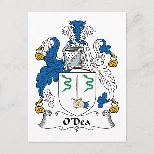 O'Dea of Day Family Crest Briefkaart (Voorkant)
