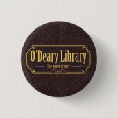 O'Deary Library Button (Voorkant)