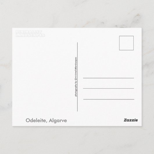 Odeleite, Algarve (Portugal) Briefkaart (Achterkant)