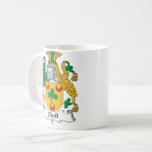 Odell Family Crest Koffiemok (Voorkant links)