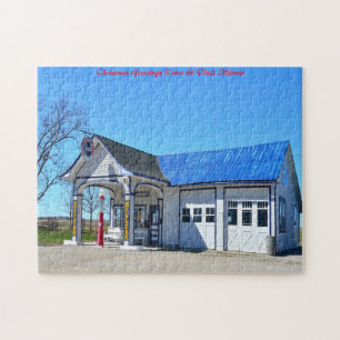 Odell Illinois route 66. kerstcadeautjes Legpuzzel