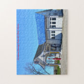 Odell Illinois route 66. kerstcadeautjes Legpuzzel (Verticaal)