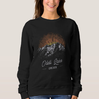 Odell Lake Mountains Oregon Wandelen Buiten Vintag Trui
