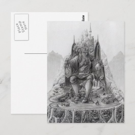 Oden, Burdens en Curses Post Card Briefkaart (Voorkant / Achterkant)