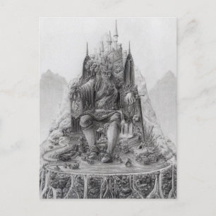 Oden, Burdens en Curses Post Card Briefkaart