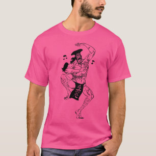 Oden Kozuki zwart-witte anime T-shirt
