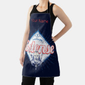 Odense City Denmark Retro Viking  Souvenir Schort (Insitu)