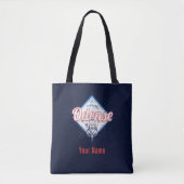 Odense City Denmark Retro Viking  Souvenir Tote Bag (Voorkant)