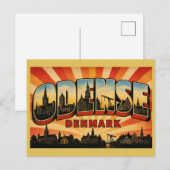 Odense Denemarken Literair Briefkaart (Voorkant / Achterkant)