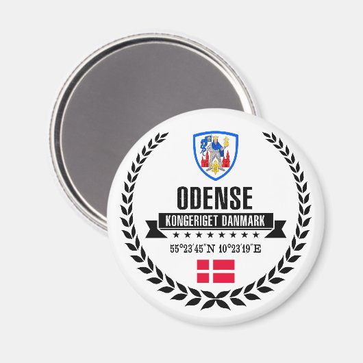 Odense Magneet (Voorkant / Achterkant)
