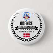 Odense Ronde Button 5,7 Cm (Voorkant)
