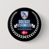 Odense Ronde Button 5,7 Cm (Voorkant)