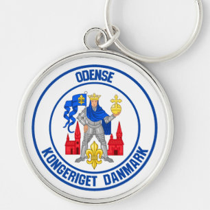 Odense Round Emblem Sleutelhanger