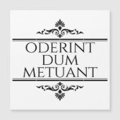 Oderint Dum Metuant (Voorkant)