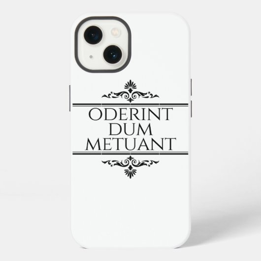 Oderint Dum Metuant iPhone Hoesje (Achterkant)
