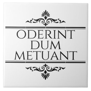 Oderint Dum Metuant Tegeltje