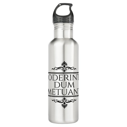 Oderint Dum Metuant Waterfles (Voorkant)