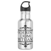 Oderint Dum Metuant Waterfles (Voorkant)