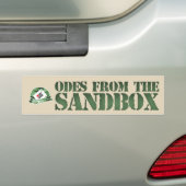 Odes uit de Sandbox Bumpersticker (Op auto)