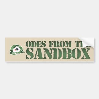 Odes uit de Sandbox Bumpersticker