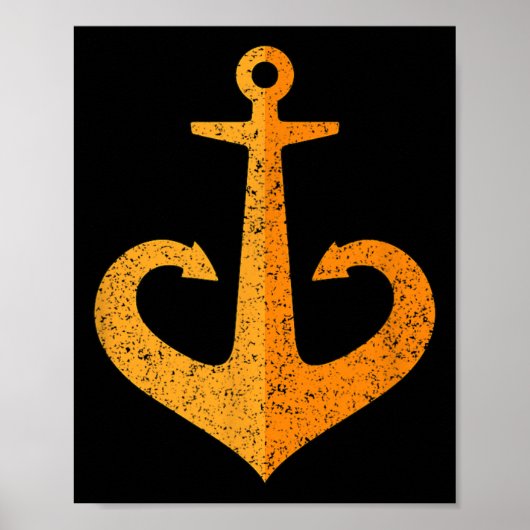 Odesa Odessa Anker Embleem Symbool Oekraïne Ukr Poster (Voorkant)