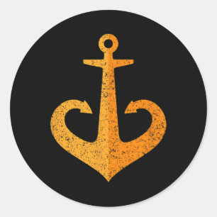 Odesa Odessa Anker Embleem Symbool Oekraïne Ukr Ronde Sticker