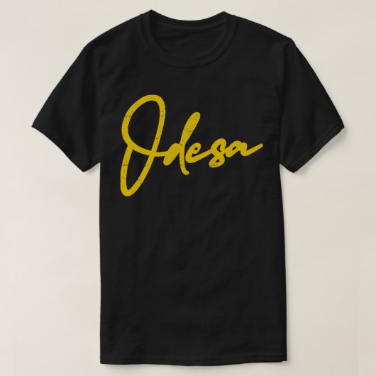 Odesa Vervaagd Ontwerp T-shirt (Design voorkant)