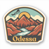 Odessa, Delaware Sticker (Voorkant)