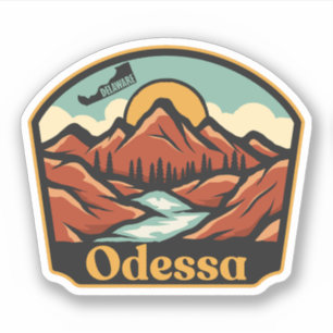 Odessa, Delaware  Sticker