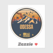 Odessa, Florida Sticker (Vel)
