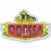Odessa Harbor Ukraine Sticker (Voorkant)
