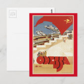 Odessa, Odesa, Oekraïne Vintage Travel Briefkaart (Voorkant / Achterkant)
