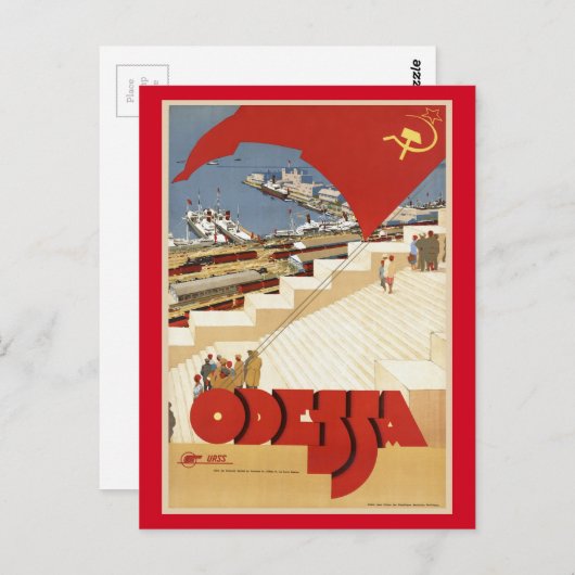 Odessa, Odesa, Oekraïne Vintage Travel Briefkaart (Voorkant / Achterkant)