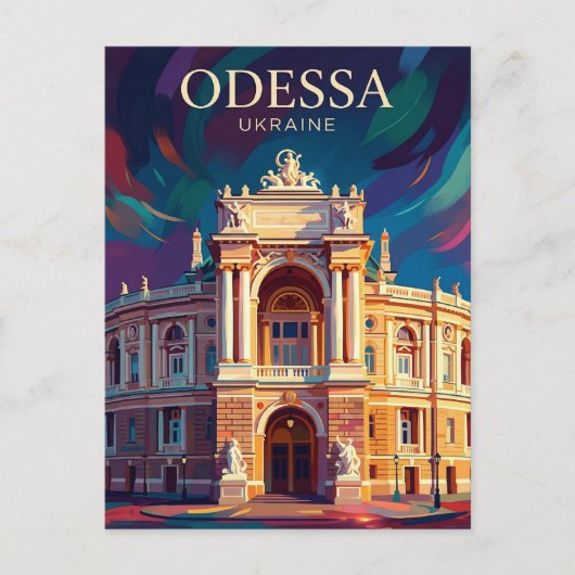 Odessa Oekraine Briefkaart (Voorkant)