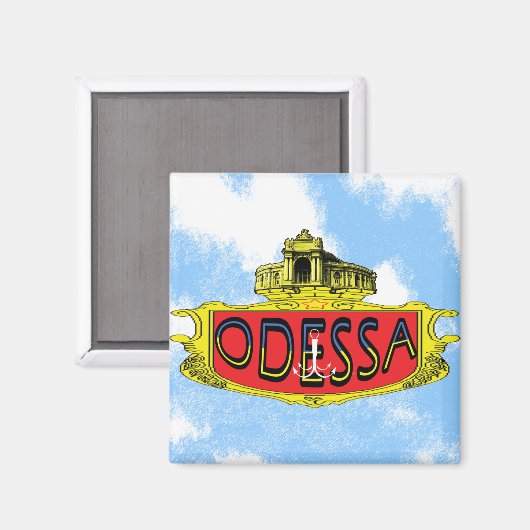 Odessa Oekraïne Magneet (Voorkant / Achterkant)
