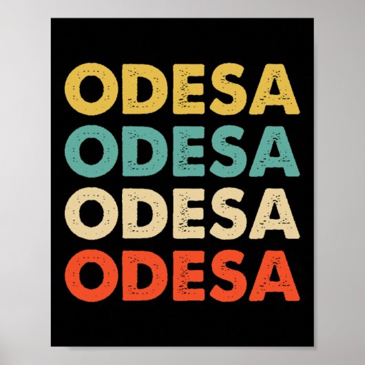 Odessa Oekraine Poster (Voorkant)