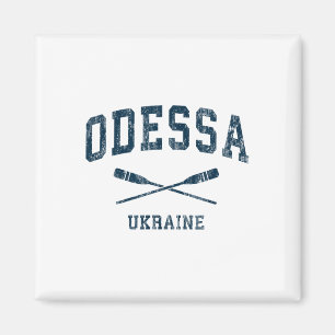 Odessa Oekraine Vintage Nautical Peddels Sport Roe Magneet
