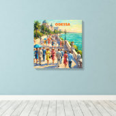 Odessa Oekraïne Zee Promenade Canvas Kunst (Insitu (Houten vloer))