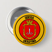 Odessa Round Emblem Ronde Button 7,6 Cm (Voorkant /achterkant)